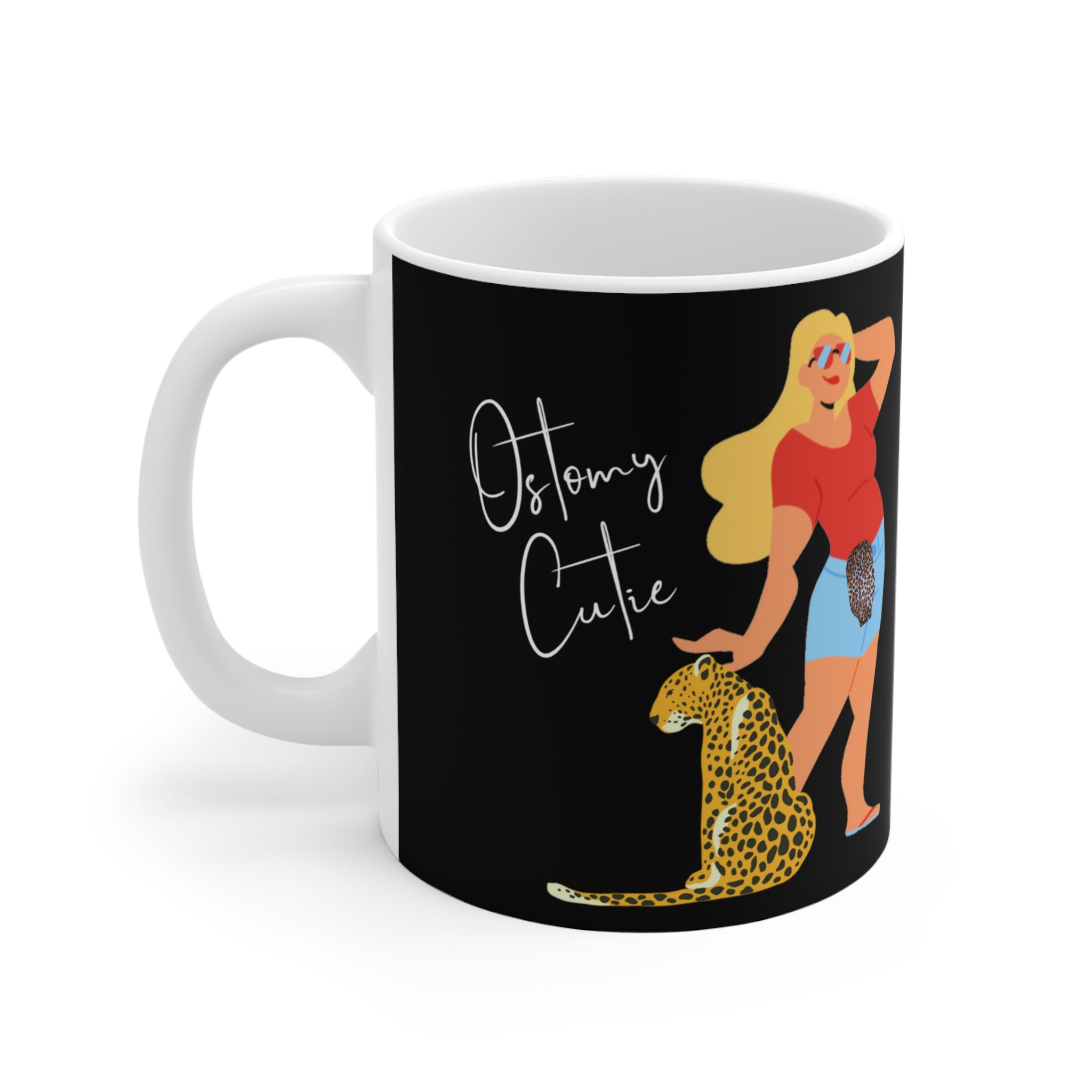 OSTOMY CUTIE White Ceramic Mug