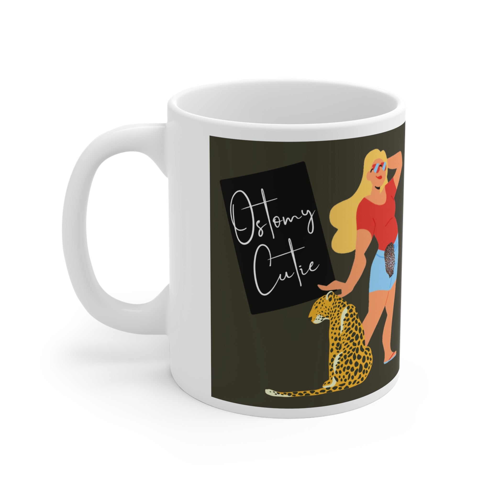 OSTOMY CUTIE White Ceramic Mug