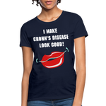 Women's T-Shirt Crohn's Disease Awareness - navy