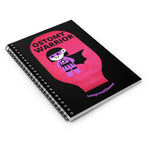 OSTOMY WARRIOR GIRL Spiral Notebook - Ruled Line