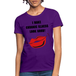 Women's T-Shirt Chronic Illness Awareness - purple