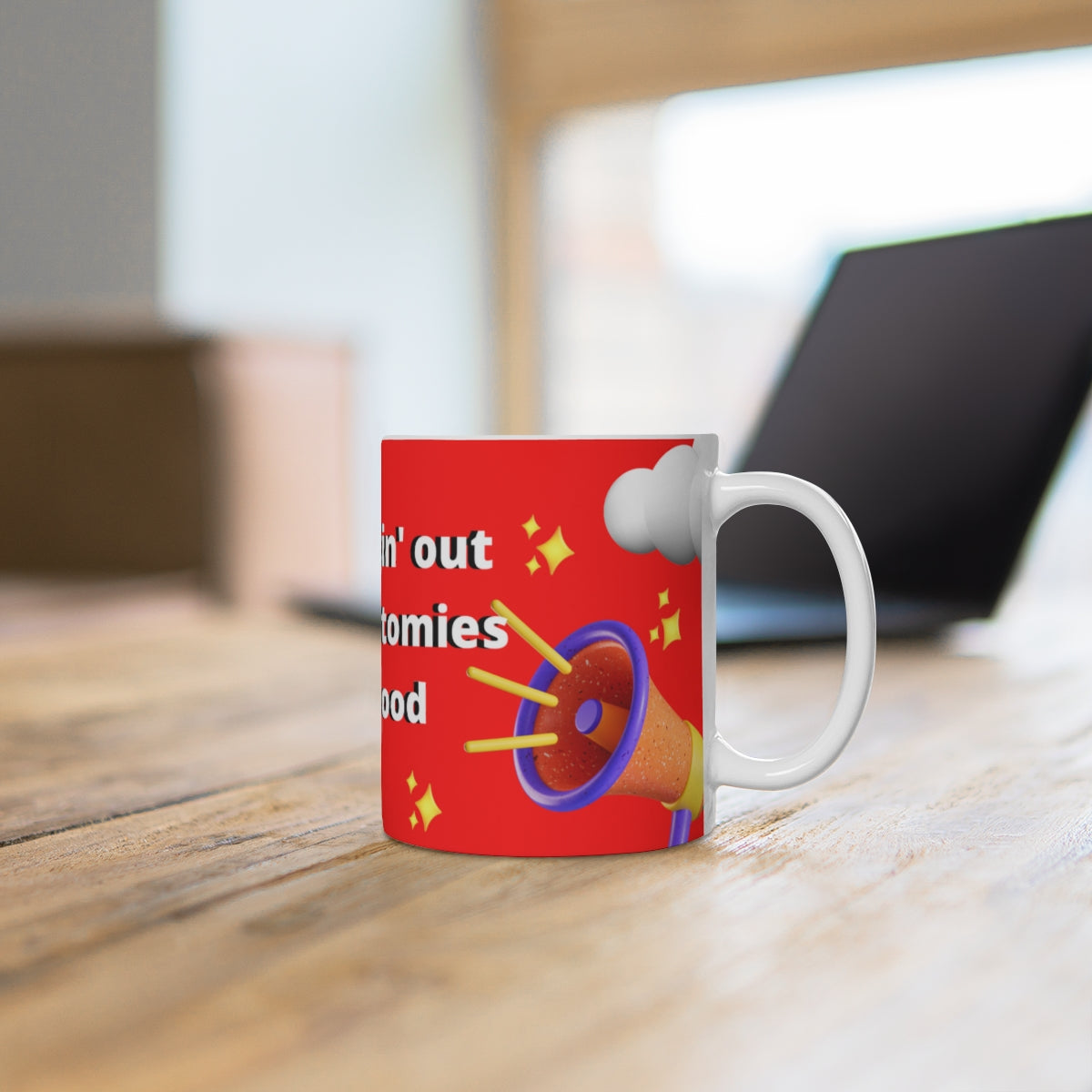 MAKIN' OSTOMIES LOOK GOOD White Ceramic Mug