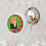 MALE OSTOMY BAG Mylar Helium Balloon (green)