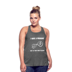 Women's Flowy Tank Top MIGRAINE HEADACHE - deep heather