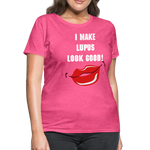 Women's T-Shirt Lupus Awareness - heather pink