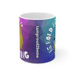 NORMAL IS BORING White Ceramic Mug