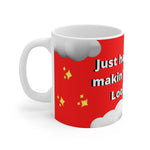 MAKIN' OSTOMIES LOOK GOOD White Ceramic Mug