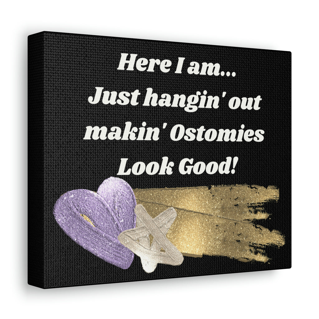 MAKIN' OSTOMIES LOOK GOOD (Canvas Gallery Wrap)