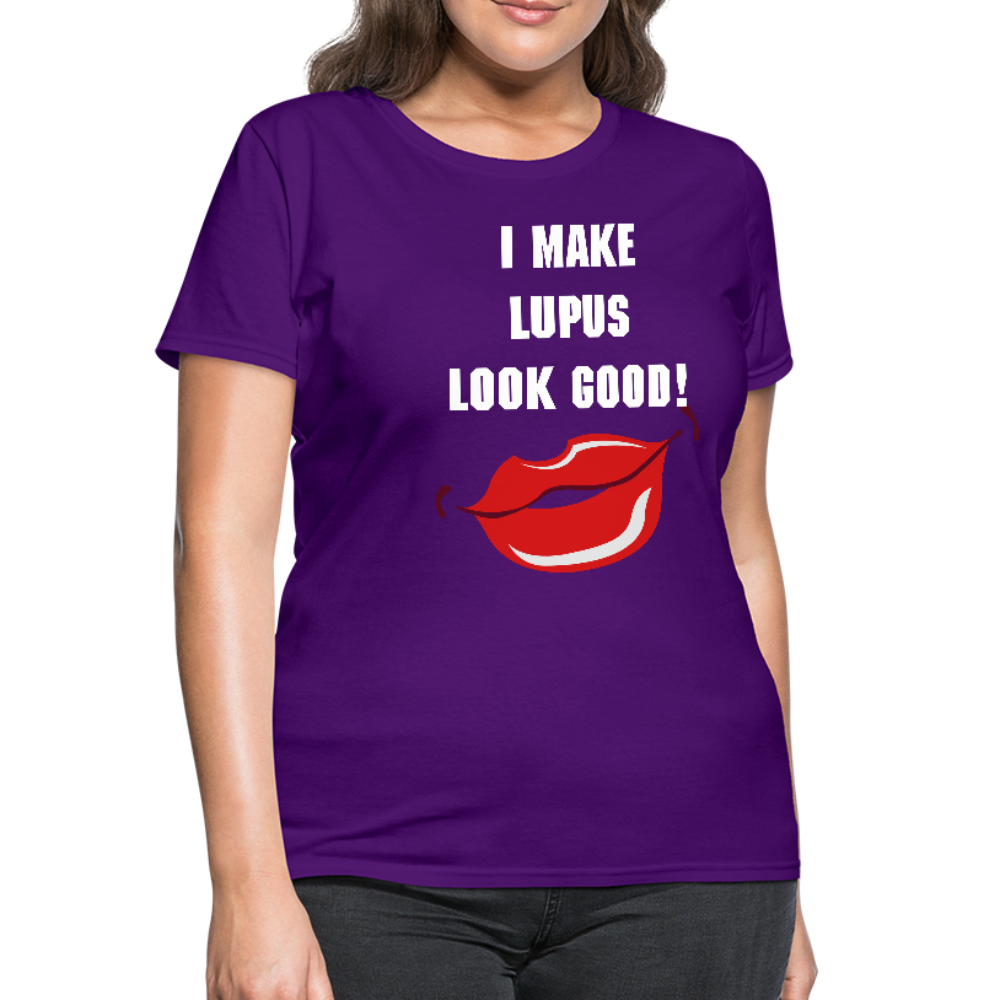 Women's T-Shirt Lupus Awareness - purple