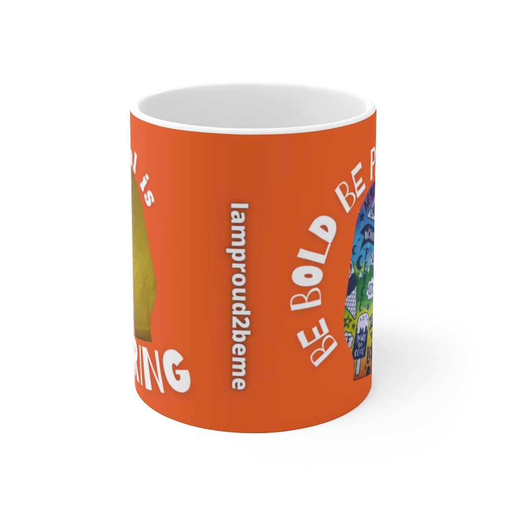 NORMAL IS BORING White Ceramic Mug