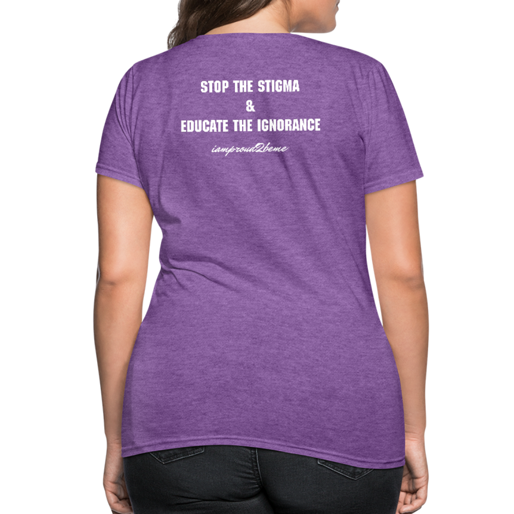 Women's T-Shirt Lupus Awareness - purple heather