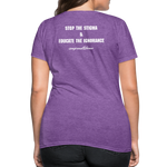 Women's T-Shirt Lupus Awareness - purple heather