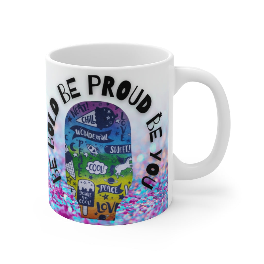 NORMAL IS BORING White Ceramic Mug