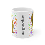 LIVING THE BEST LIFE OSTOMY BAG White Ceramic Mug