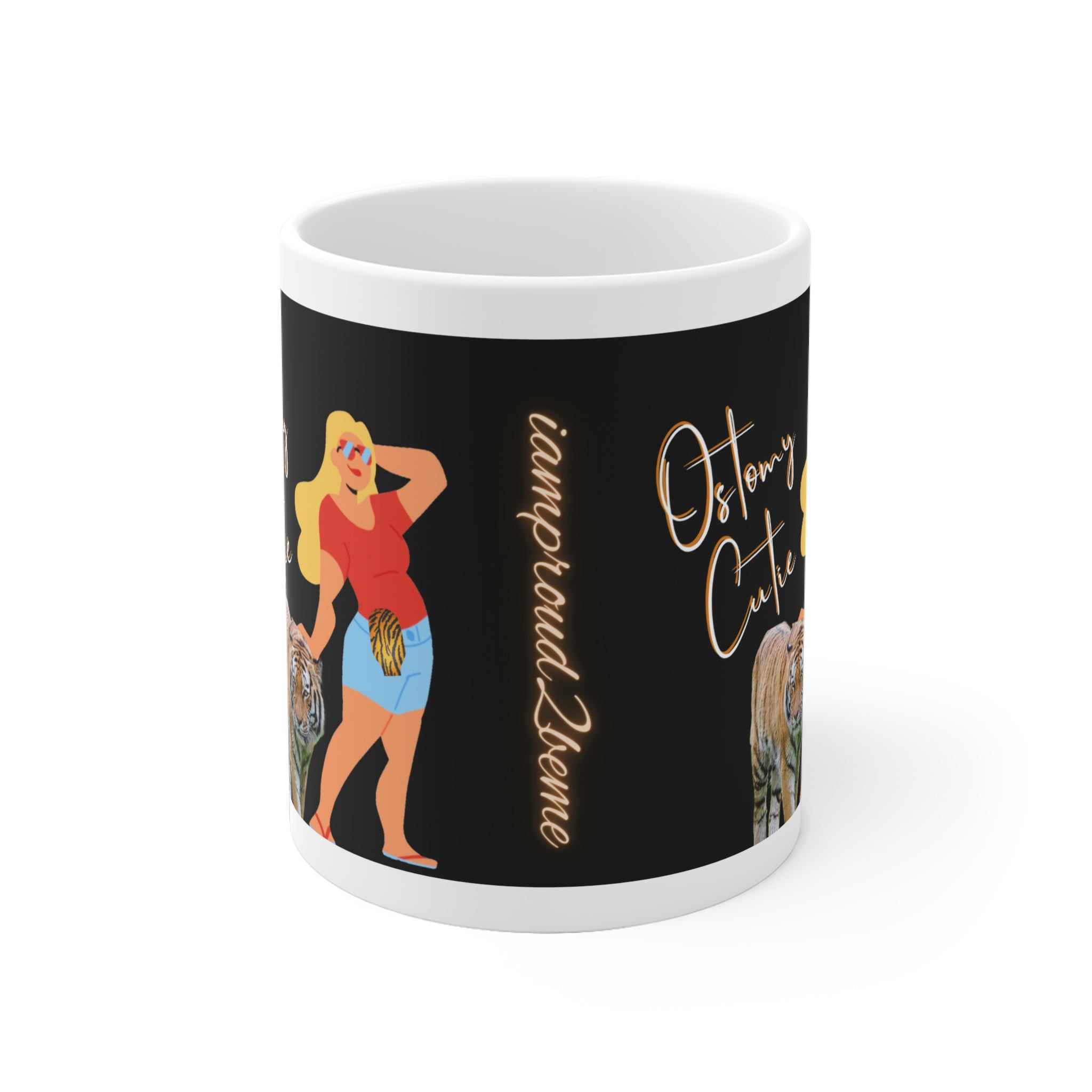 OSTOMY CUTIE White Ceramic Mug