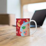 CUTIE WITH A OSTOMY White Ceramic Mug