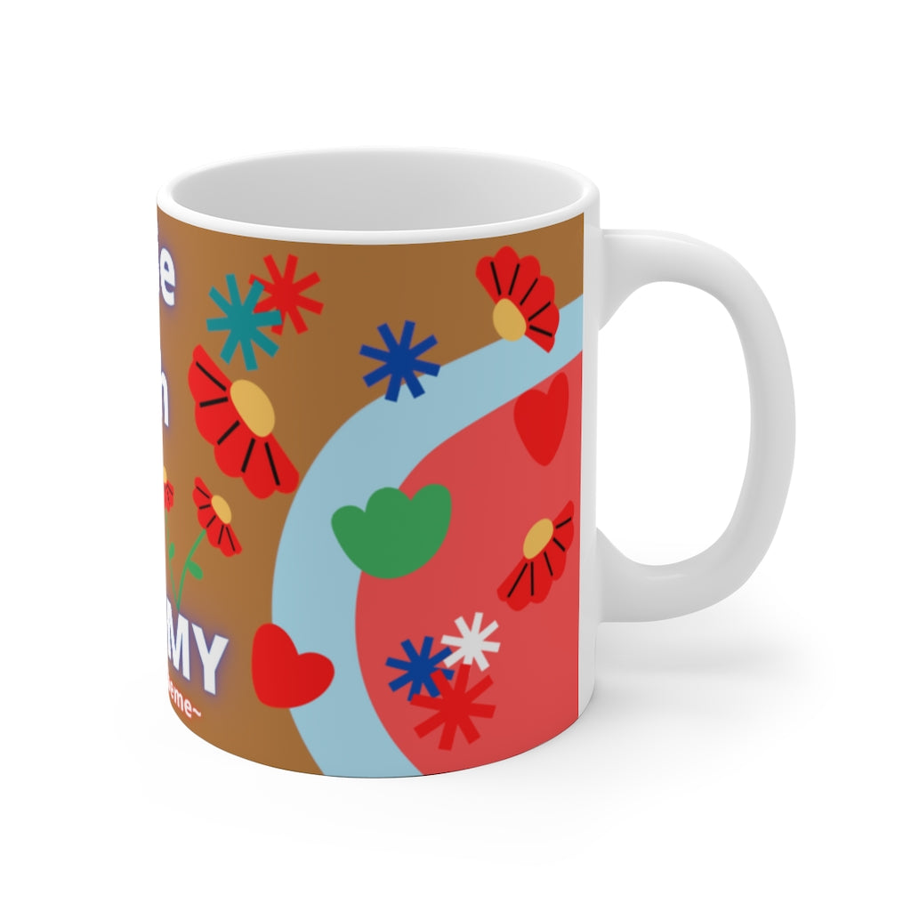 CUTIE WITH A OSTOMY White Ceramic Mug