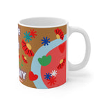 CUTIE WITH A OSTOMY White Ceramic Mug