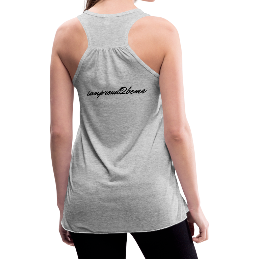 Womens Flowy tank MIGRAINE HEADACHE - heather gray