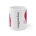 LIVING THE BEST LIFE OSTOMY BAG White Ceramic Mug