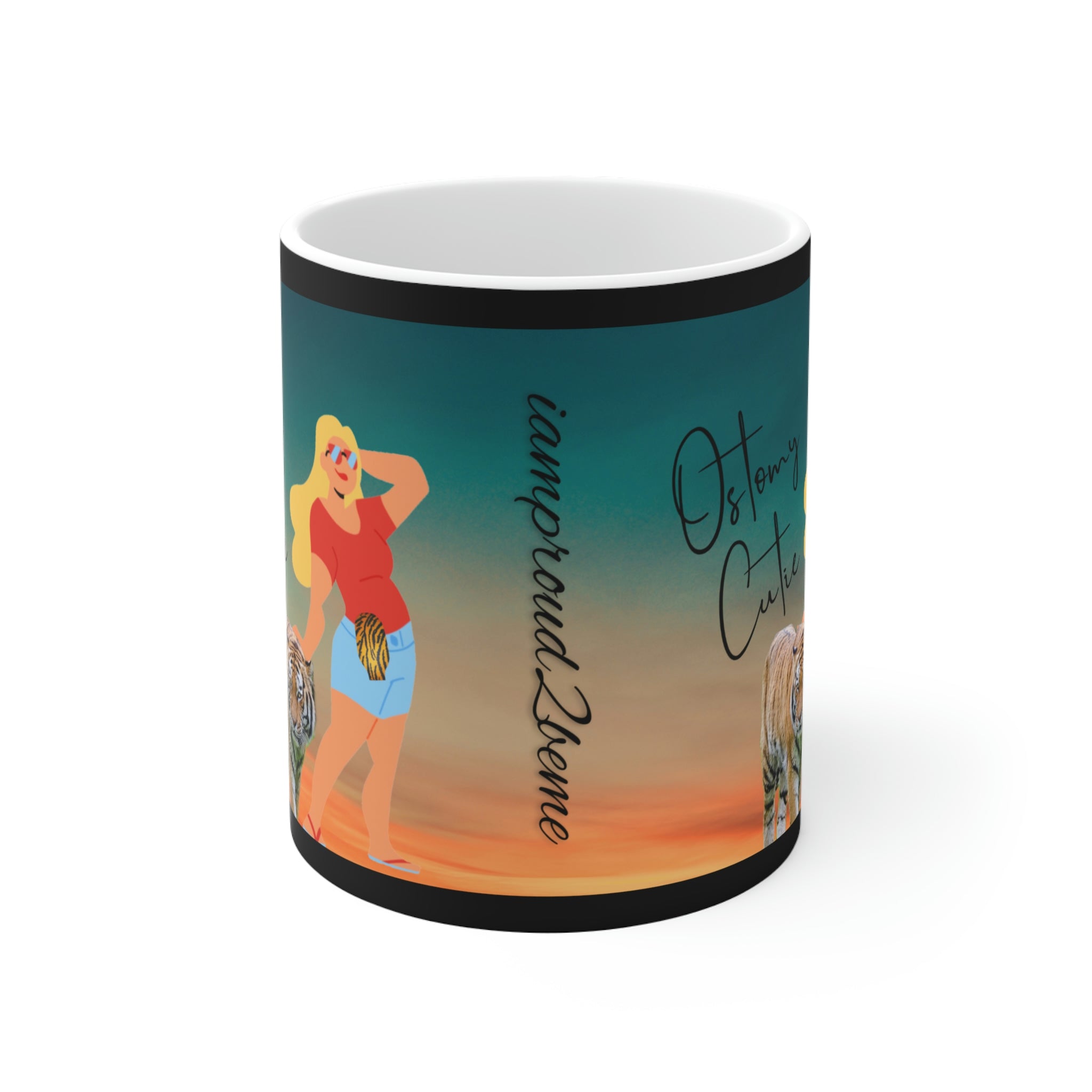 OSTOMY CUTIE White Ceramic Mug