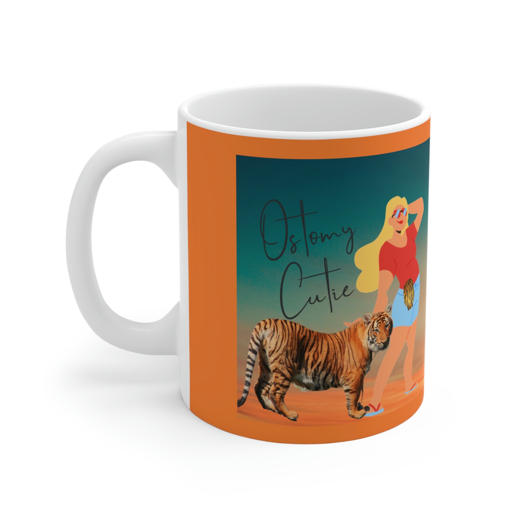 OSTOMY CUTIE White Ceramic Mug