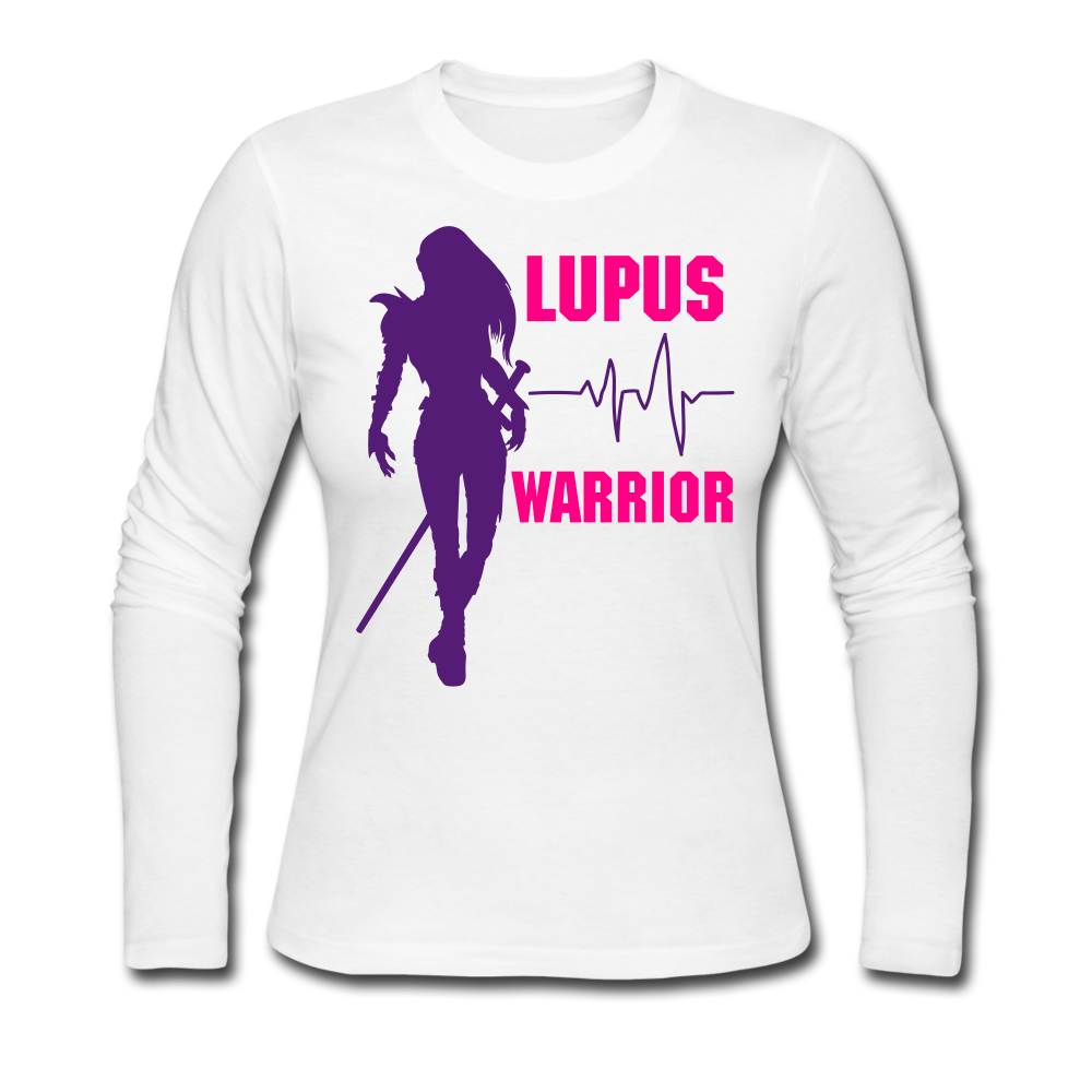 Women's Long Sleeve Jersey T-Shirt - white