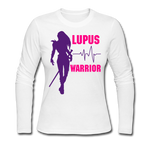 Women's Long Sleeve Jersey T-Shirt - white