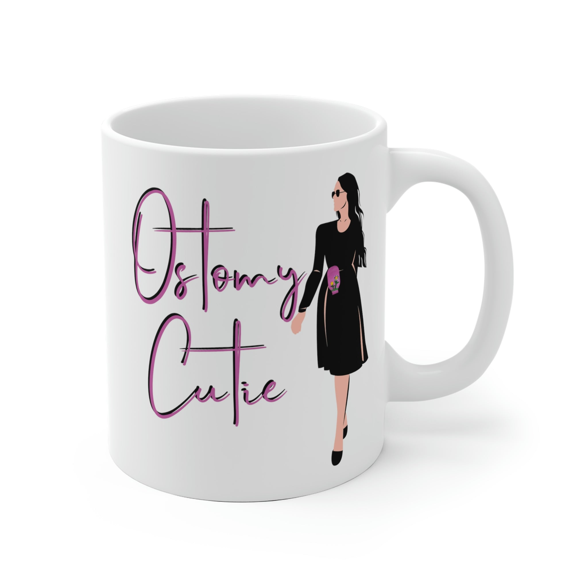OSTOMY CUTIE White Ceramic Mug