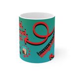 BE BOLD, BE PROUD, BE YOU White Ceramic Mug (female)