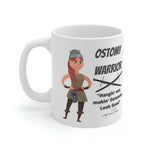 OSTOMY WARRIOR White Ceramic Mug