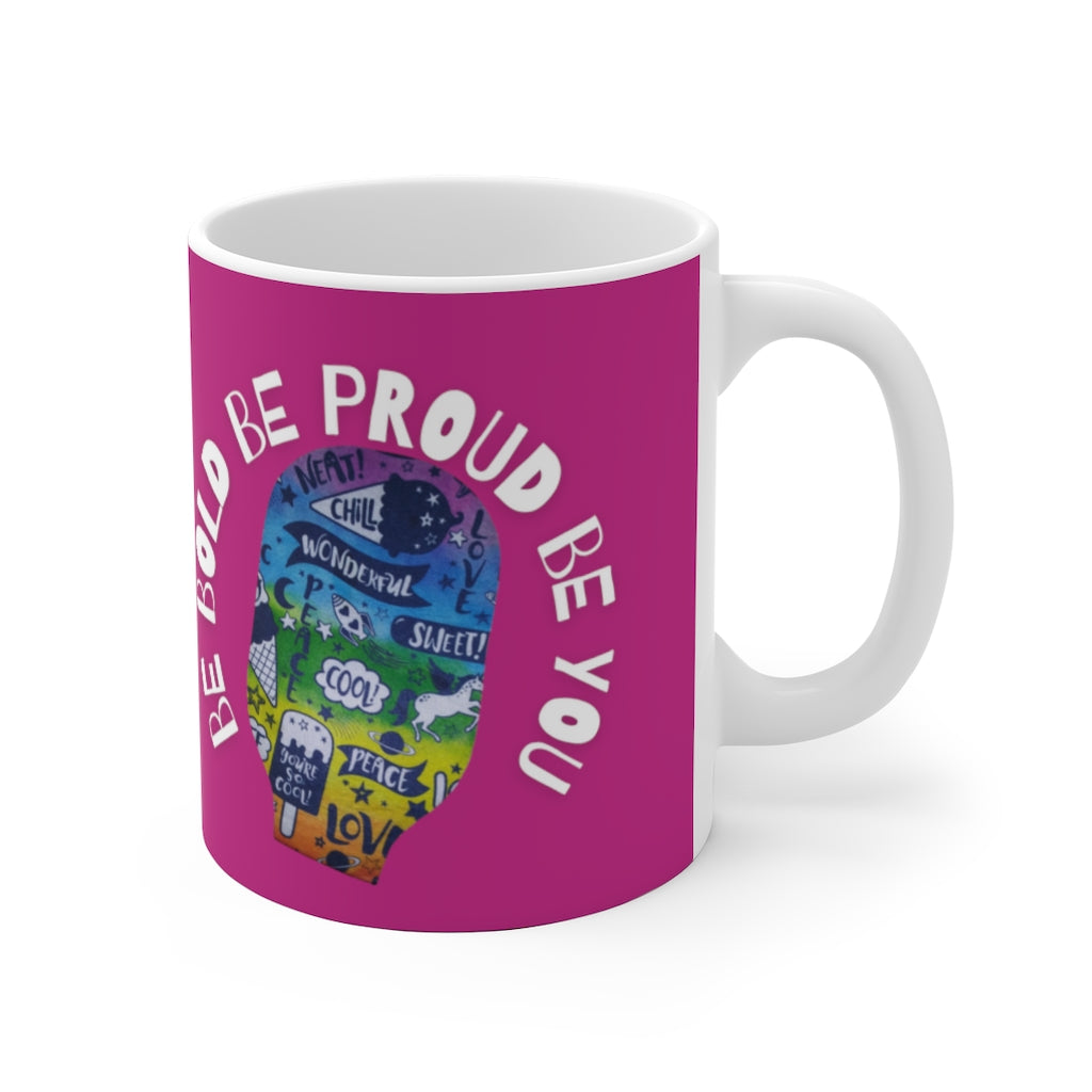 NORMAL IS BORING White Ceramic Mug