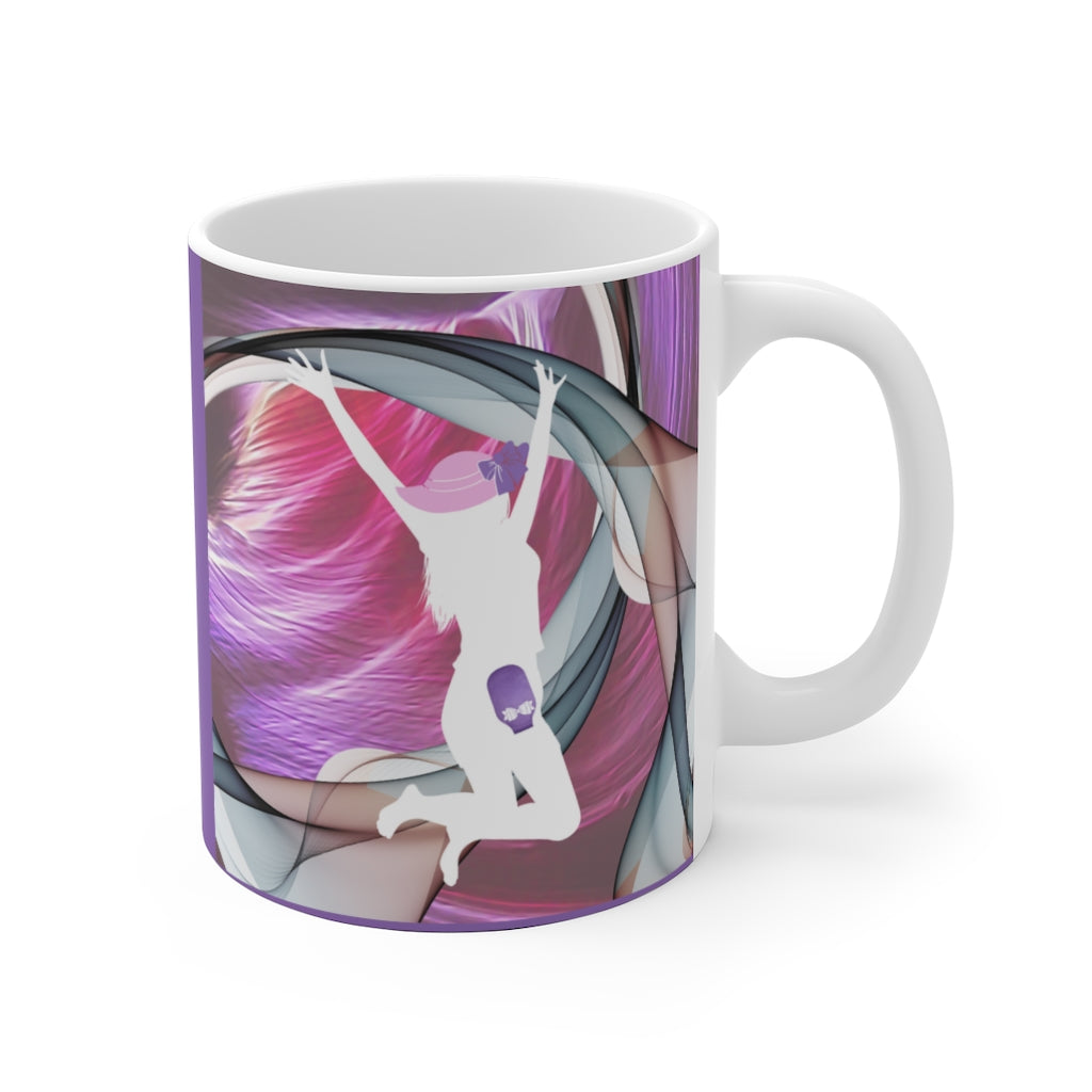 OSTOMY WARRIOR White Ceramic Mug (female)