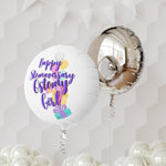 HAPPY STOMAVERSARY OSTOMY GIRL Mylar Helium Balloon