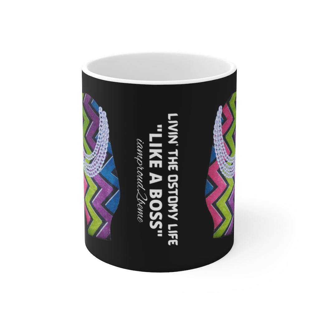 LIKE A BOSS White Ceramic Mug