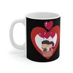 OSTOMY PROUD White Ceramic Mug (valentines)