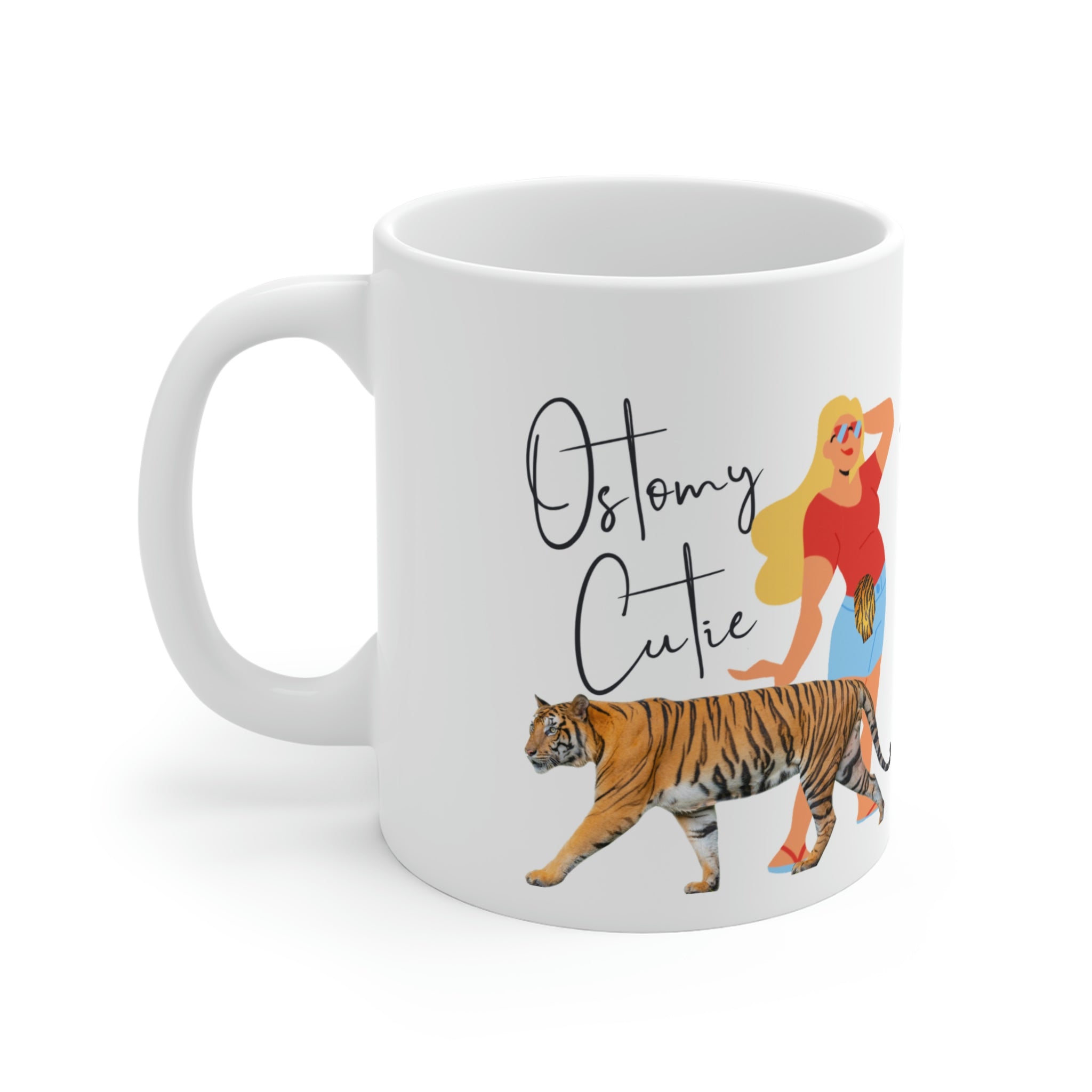 OSTOMY CUTIE White Ceramic Mug