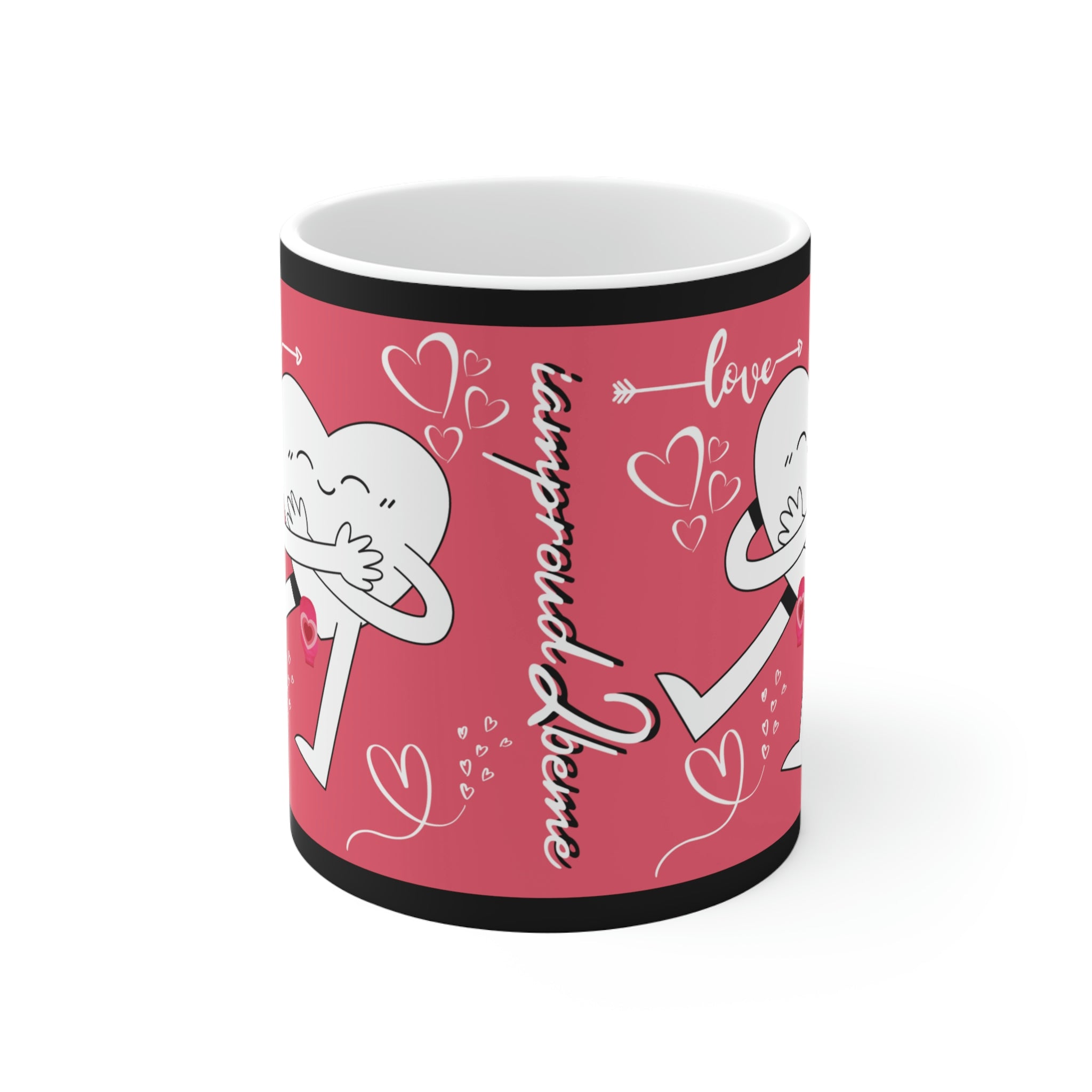 OSTOMY HEART LOVE White Ceramic Mug (valentines)