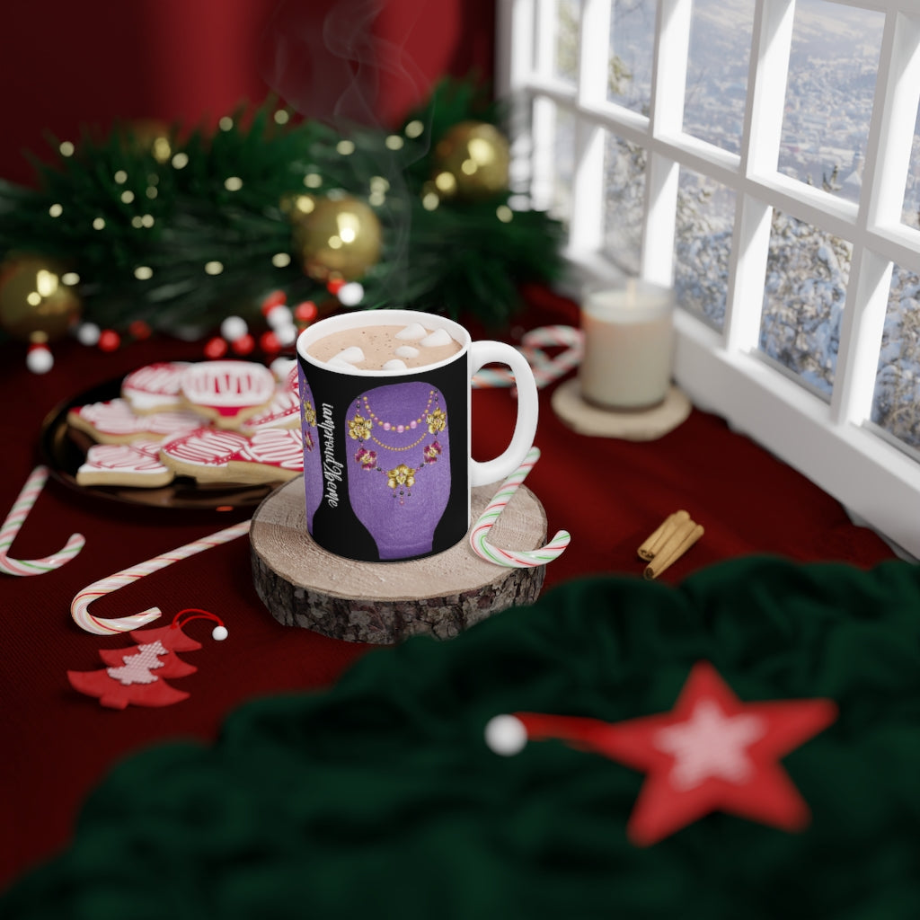 BAGGIN' IN STYLE White Ceramic Mug