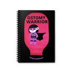 OSTOMY WARRIOR GIRL Spiral Notebook - Ruled Line