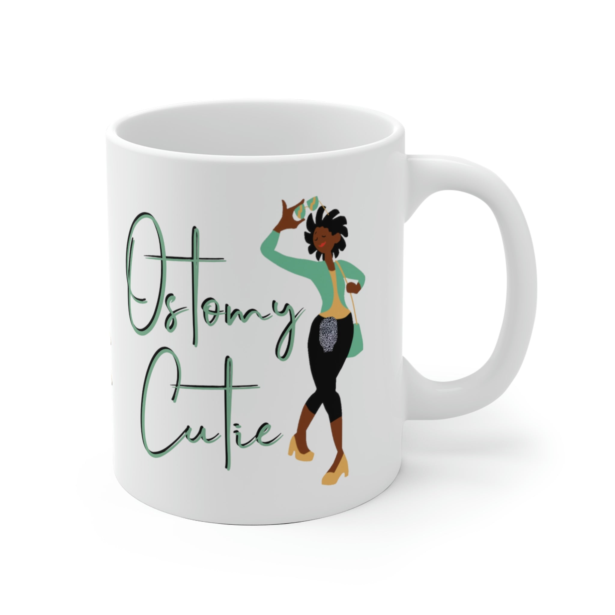 OSTOMY CUTIE White Ceramic Mug