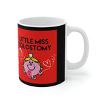 LIL' MISS COLOSTOMY White Ceramic Mug (valentines)
