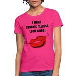 Women's T-Shirt Chronic Illness Awareness - fuchsia