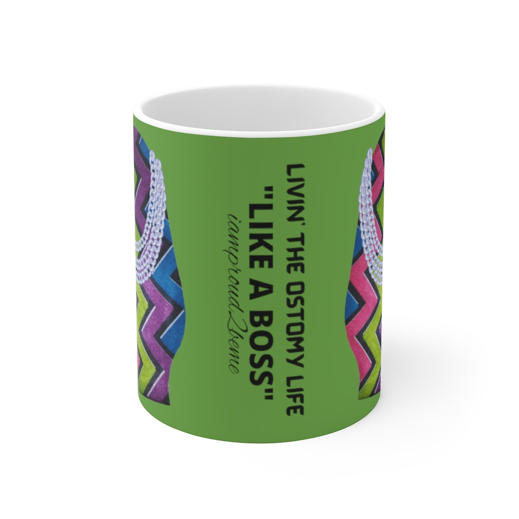 LIKE A BOSS White Ceramic Mug