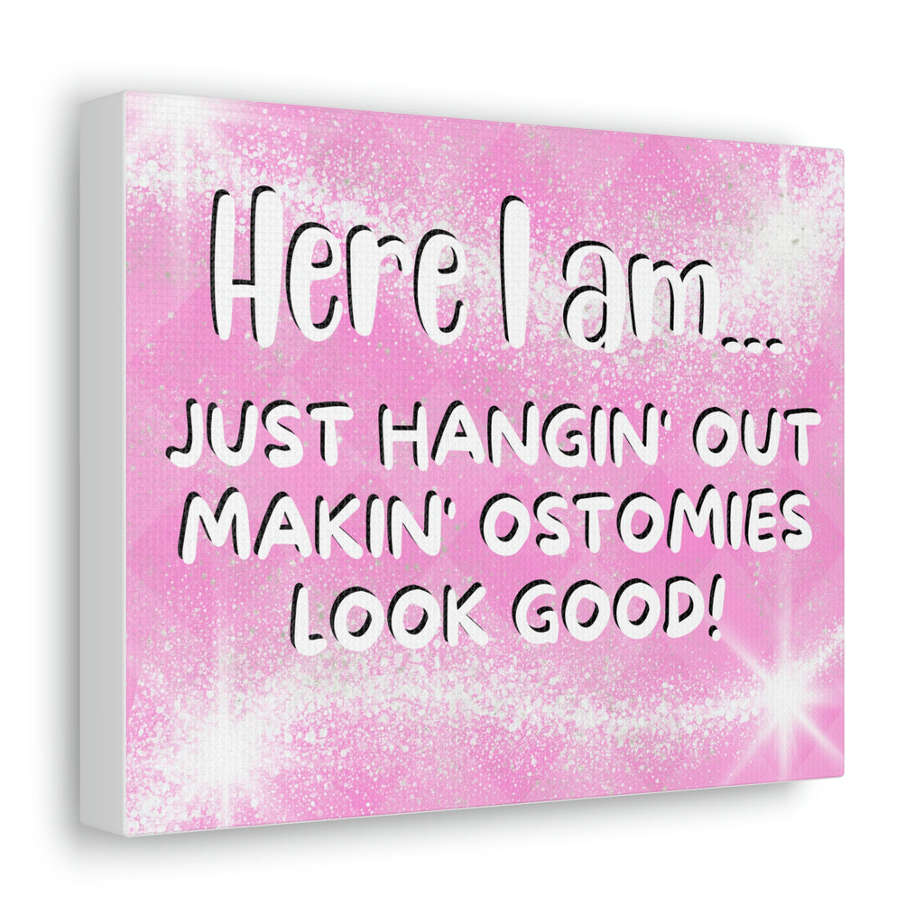 Makin' Ostomies Look Good (Canvas Gallery Wrap)