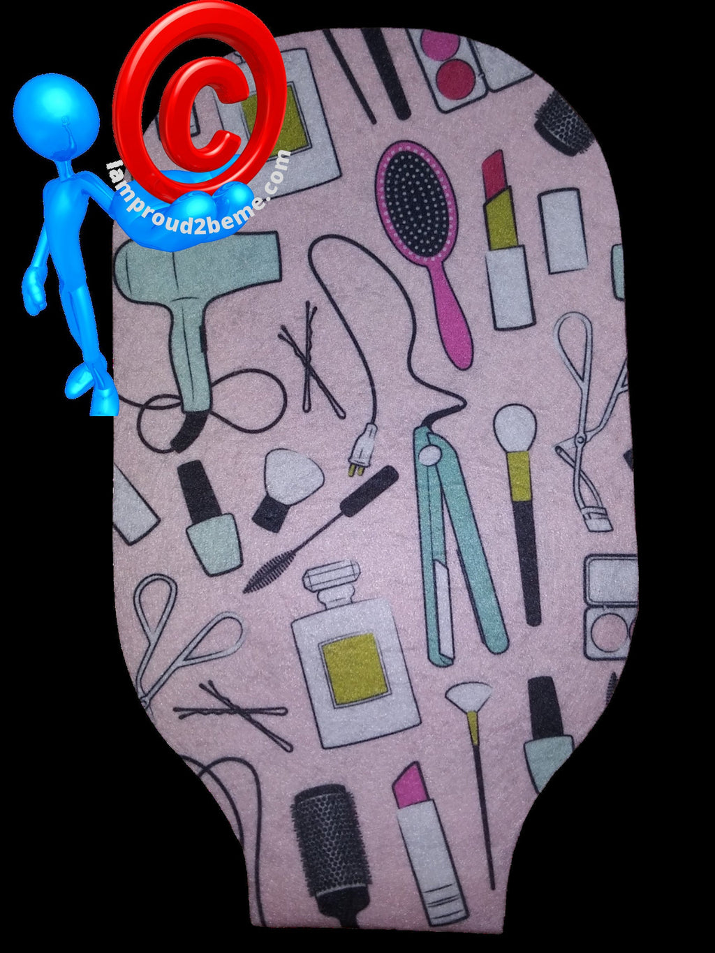 Disposable Hairdresser Makeup Pattern Ostomy Bag One Piece Hollister #5831