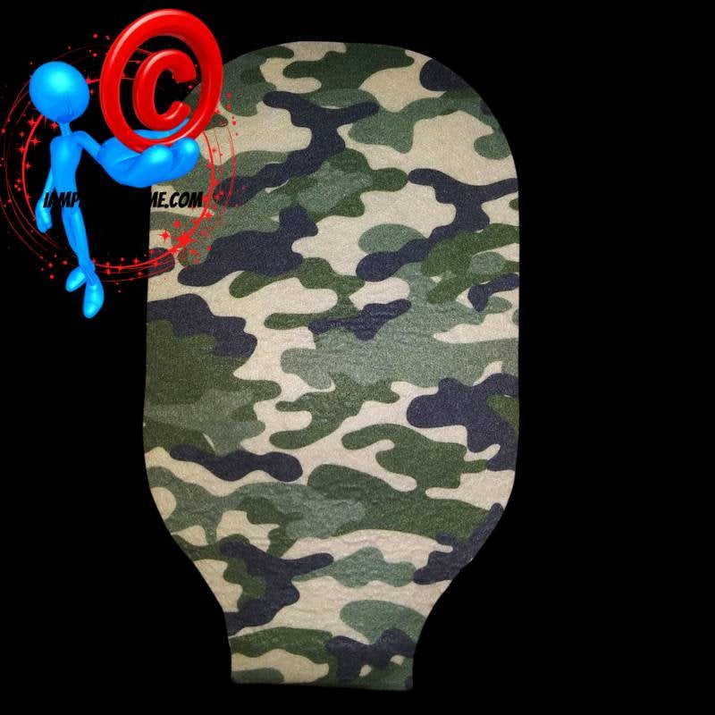 Disposable Camoflauge Pattern Ostomy Bag One Piece Hollister #5831