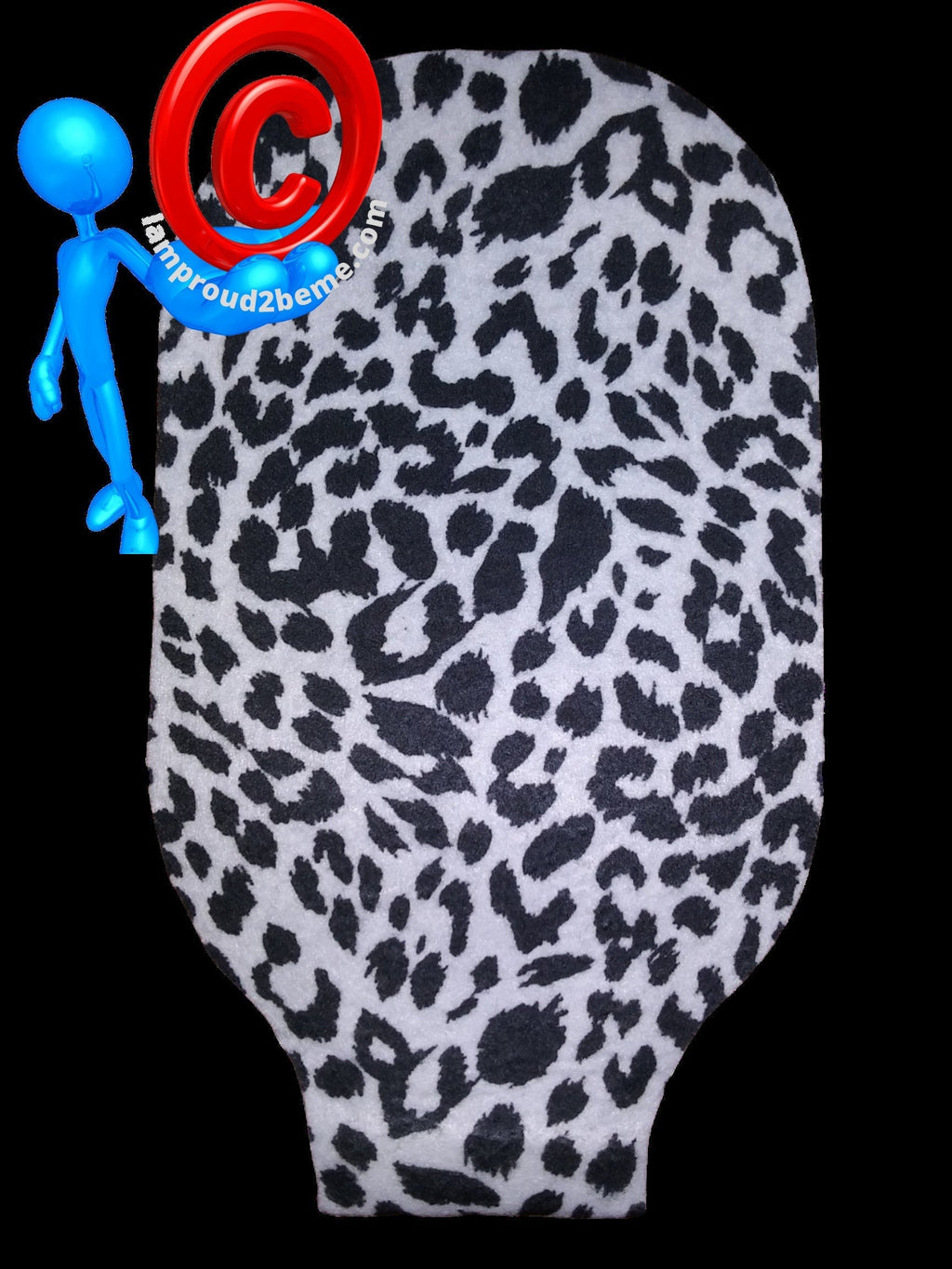 Disposable Leopard Pattern (blk) Ostomy Bag One Piece Hollister #5831