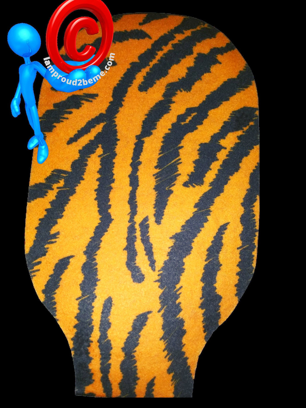 Disposable Tiger Stripe Pattern Ostomy Bag One Piece Hollister #5831