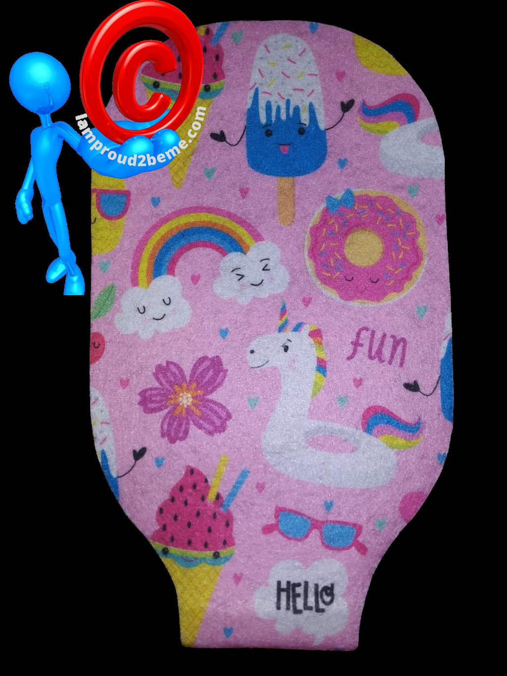Disposable Summer Fun Pattern Ostomy Bag One Piece Hollister #5831